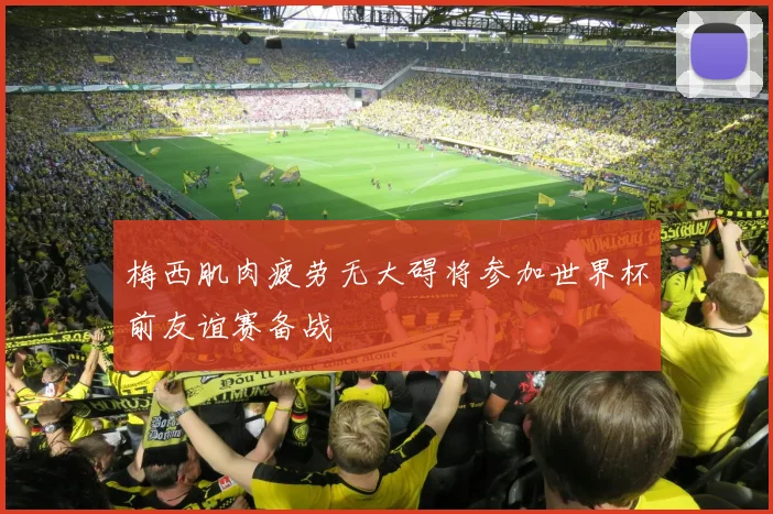 梅西肌肉疲劳无大碍将参加世界杯前友谊赛备战